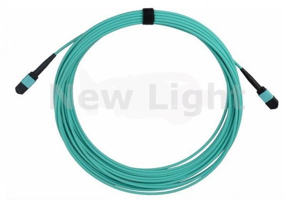 Καλώδιο Οπτικής Ίνας OM3 MPO 10 Μέτρων 12 Πυρήνων MPO Patch Cord για Εφαρμογές Υψηλής Πυκνότητας