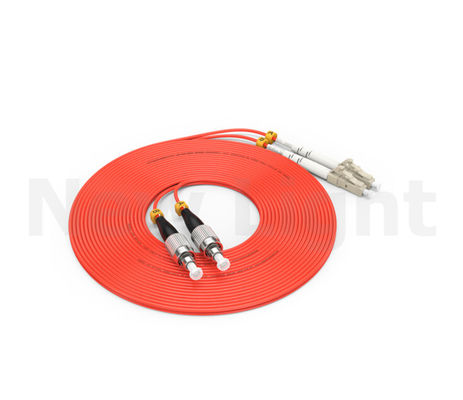 FC-LC Multimode Optical Fiber Patch Cord με PVC/LSZH Jacket για μεταφορά δεδομένων υψηλής ταχύτητας