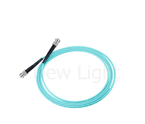 ST-ST Multimode Fiber Optic Patch Cable OM3 2.0 ή 3.0 mm Aqua Color Simplex
