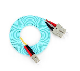 SC/PC Multi Mode Duplex Optical Fiber Patch Cord με διάμετρο καλωδίου 3,0 mm και προσαρμόσιμο μήκος