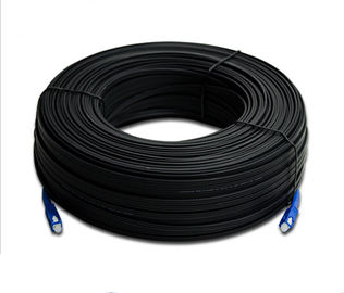 Υπαίθριο σκοινί μπαλωμάτων οπτικών ινών FTTH/συνδετήρας Sc Sc καλωδίων πτώσης ινών