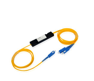 Ενιαίο Sc θραυστών οπτικών ινών τρόπου 1 X 2/PLC CATV/FTTX UPC εφαρμογή συστημάτων