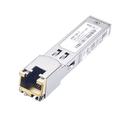 850nm μήκος κύματος SFP Fiber Transceiver με RJ45 Female Connector και ταχύτητα δεδομένων 1,25 Gb/s για εφαρμογές 10G Base-SR/SW