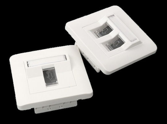 Υβριδικό πάνελ CAT6/CAT7 τοίχου με υποδοχές RJ45 για βέλτιστη απόδοση δικτύου