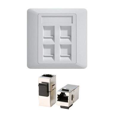 CAT7 Keystone Socket 10Gbps - Ηλεκτρικός διακόπτης τοιχώματος με λεπτό προφίλ για κέντρα δεδομένων (UL 94V-0)