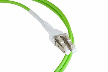 Lc-LC 100 πολλαπλού τρόπου διπλό σκοινί 50/125 μπαλωμάτων ινών Gigabit μήκος OM5 που προσαρμόζεται