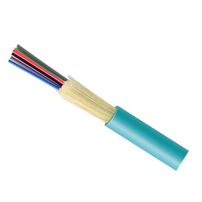 12 Core Multimode OM3 fiber optic cable για FTTH εσωτερική διανομή με υλικό PVC/LSZH