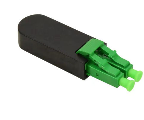LC APC UPC Duplex Fiber Optic Adapter Loopback με χαμηλή απώλεια εισαγωγής υψηλής ακρίβειας ευθυγράμμιση και νικελωμένο σώμα από χαλκό