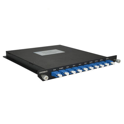 8 Κανάλια LC UPC Connector Single Mode 1550nm DWDM Mux Demux Fiber Optic Module