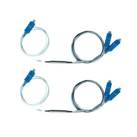 1,2 σωλήνας χάλυβα μέτρων G657A2 0.9mm/φίλτρο συνδετήρας Sc 1 X 2 UPC FWDM οπτικών ινών ABS