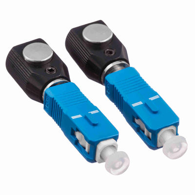 SC Black Metal UPC Οπτικός Προσαρμογέας Οπτικής Ίνας για Γυμνή Ίνα με >1000 Φορές Αντοχή