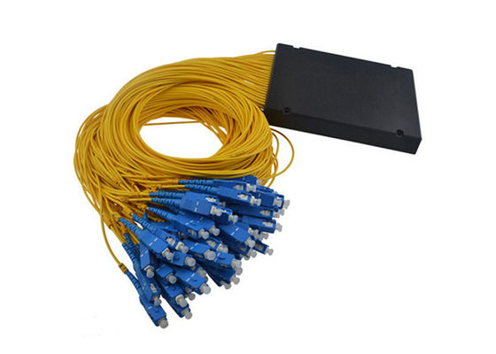 1x64 ABS Box Type PLC Fiber Optic Splitter με σύνδεσμο SC για δίκτυα μονής λειτουργίας