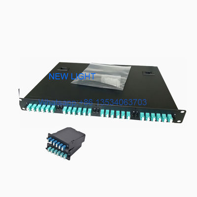 19 Rack Mount Fiber Optic Patch Panel με καλώδιο MPO/MTP και συρόμενο συρτάρι