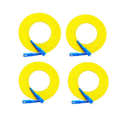 2.0mm Diameter LC-LC Connector Armored Fiber Optic Patch Cord με Προσαρμόσιμο Μήκος