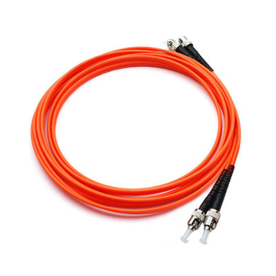 62.5/125 Multimode Duplex FC Fiber Optic Patch Cord για εξωτερικές εφαρμογές καλωδίων οπτικών ινών