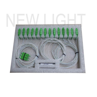1x32 PLC Splitter με SC APC Connector και Χαμηλή Απώλεια Εισαγωγής για Δίκτυα Οπτικών Ινών