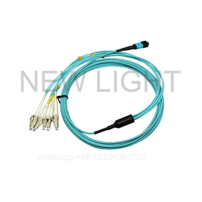 Θηλυκό σακακιών PVC 12F στο αρσενικό καλώδιο 3.5mm OM3 OM4 MPO MTP