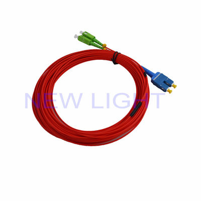 LSZH 2.0mm SC Uniboot Multimode Fiber Optic Patch Cord με προσαρμόσιμο μήκος