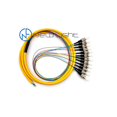 LSZH Jacket 12 Color Fiber Optic Patch Cord με Χαμηλή Απώλεια Εισαγωγής για Αξιόπιστη Συνδεσιμότητα